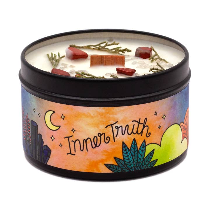 Inner Truth Magic Aromatherapy Candle - Earthy & Spice for wholesale by Rachel Beyer