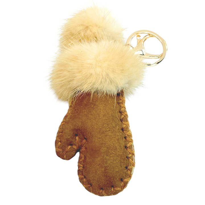 Queens Designs - Wholesale Keychain - Women's - Furry Bag Charms2