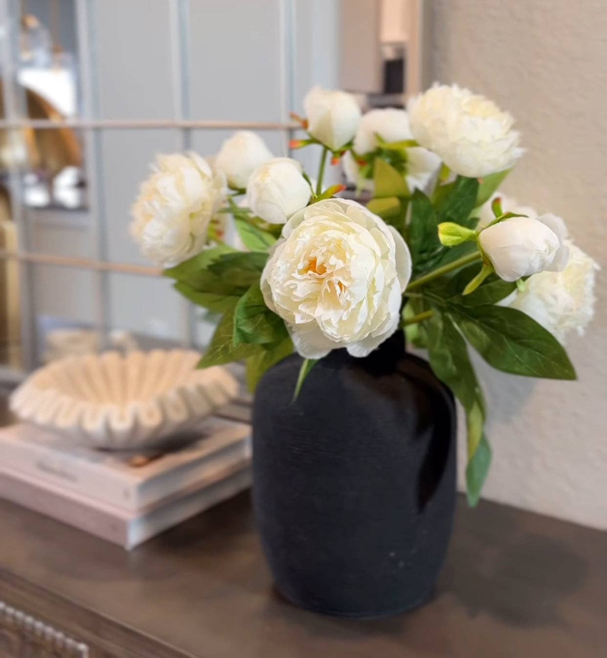 Journey Decor - Wholesale Artificial Flowers - REALISTIC ARTIFICIAL PEONY - BUNDLE OF 37