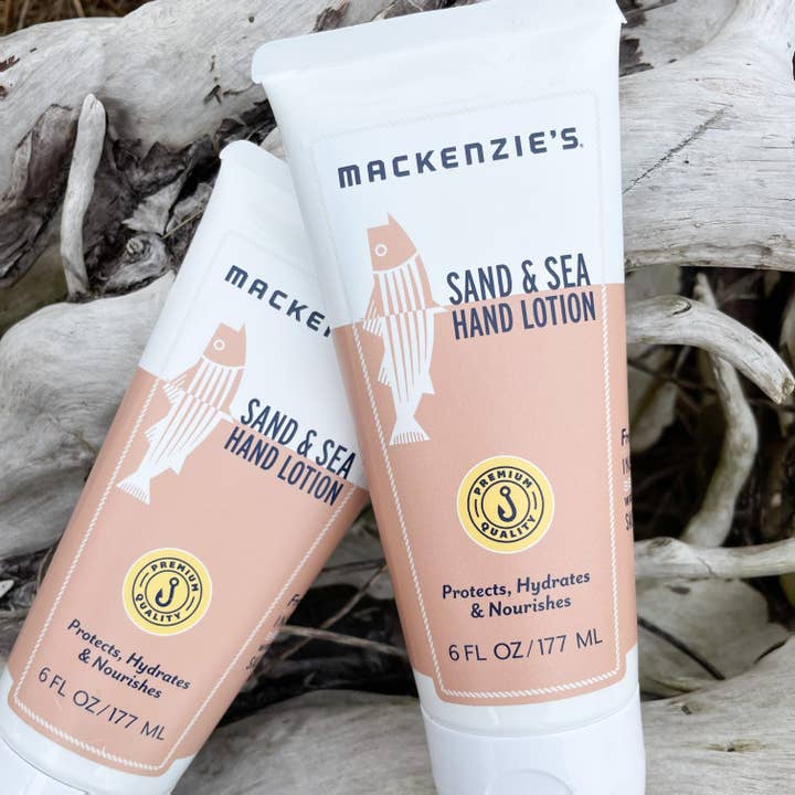 MacKenzie's Fisherman - Wholesale Hand Cream/Lotion - Sand & Sea Hand Lotion- 6 fl oz (12 qty)1