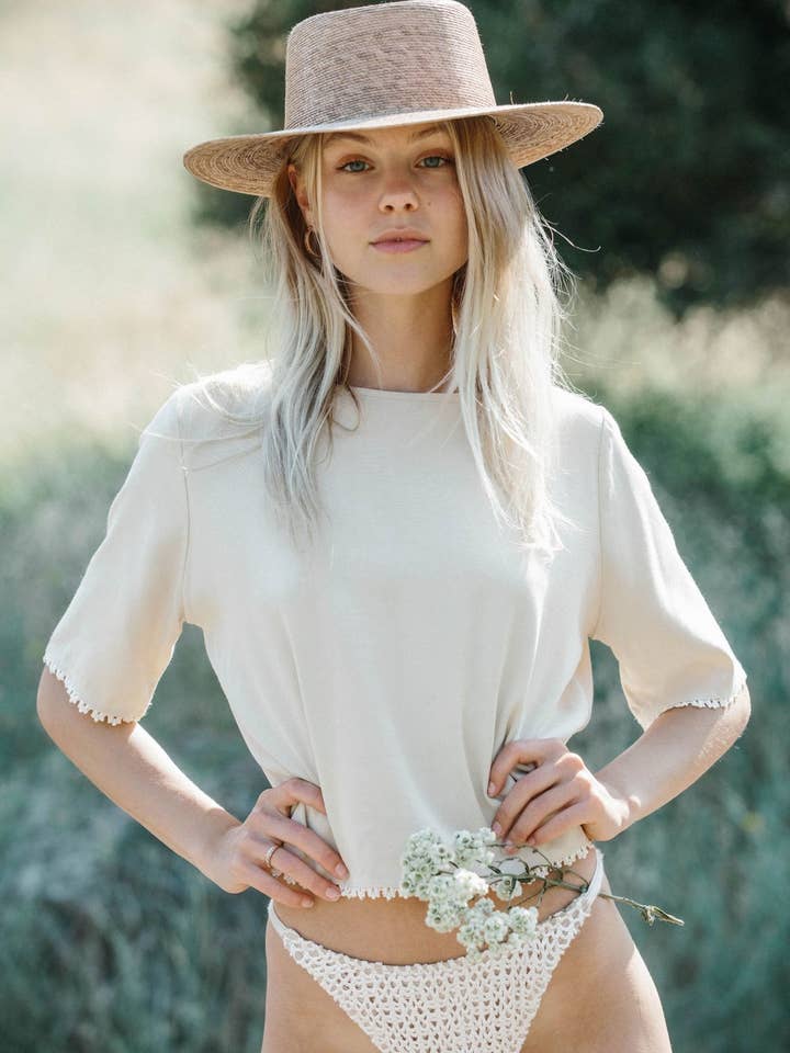 merritt charles - Wholesale Blouse – Women’s - Magnolia Blouse - Sand0