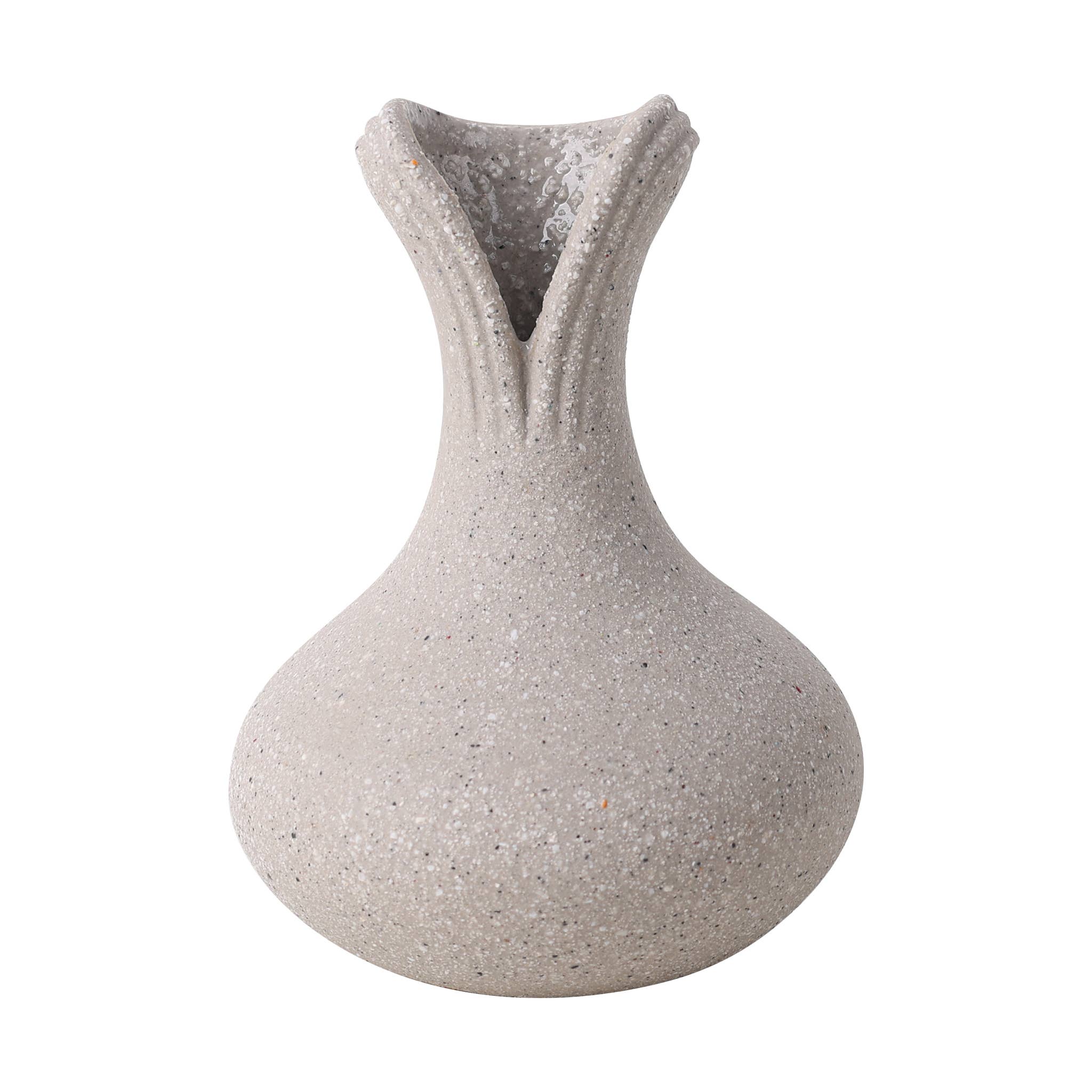 Bosilunlife - Wholesale Vaas - BOS - Elementaire Bloemenvaas - Grijs Mat - Elementaire Harmonie0