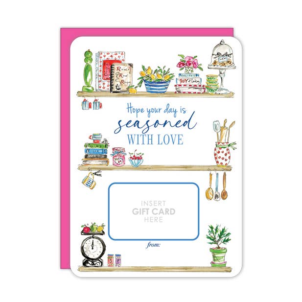 Happy Mother's Day Cookbooks Gift Card Greeting for wholesale by RosanneBeck Collections