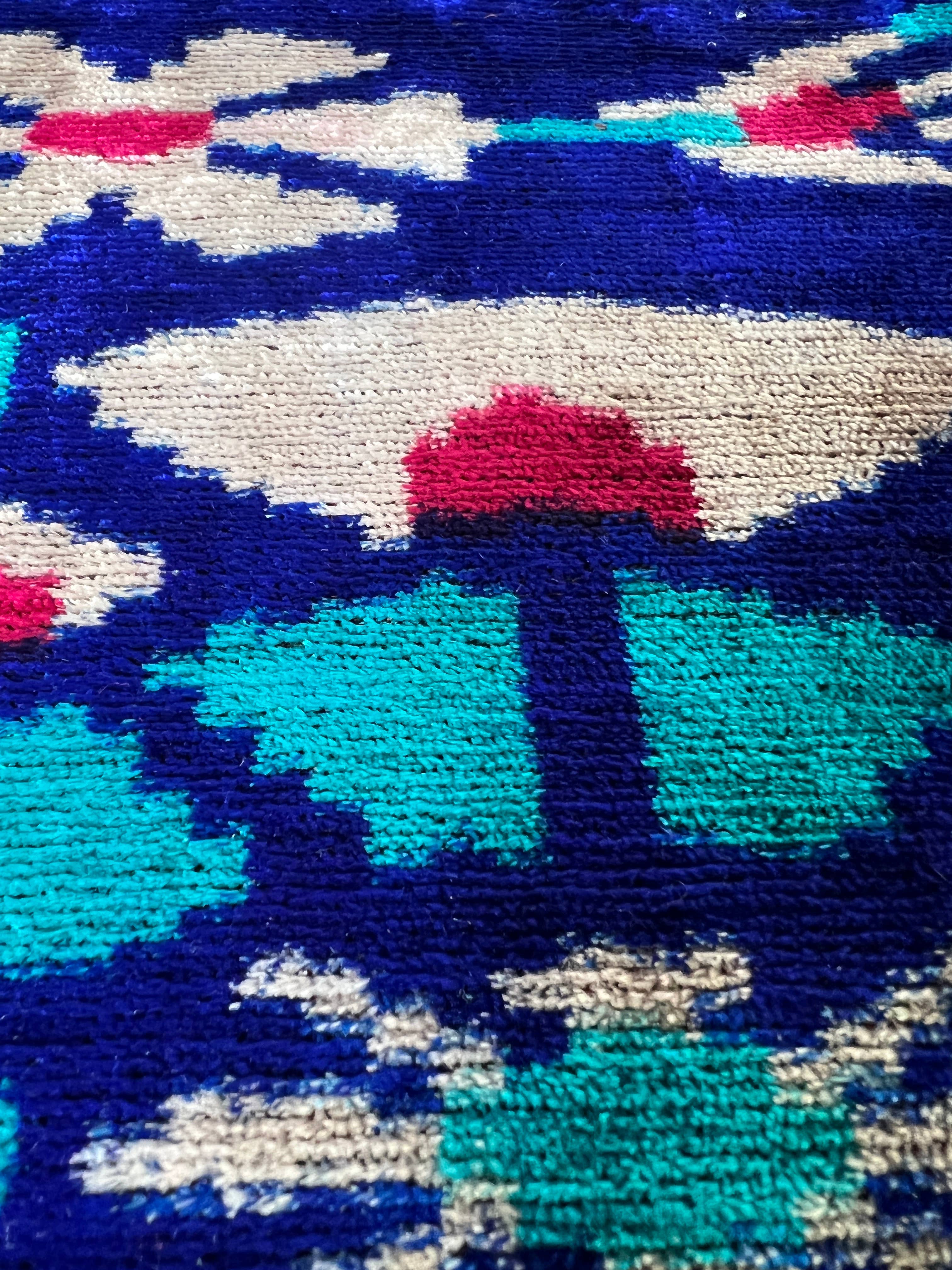 Ikat Atelier - Wholesale Fabric - ikat fabric, silk velvet fabric, uzbekistan handwoven fabric5