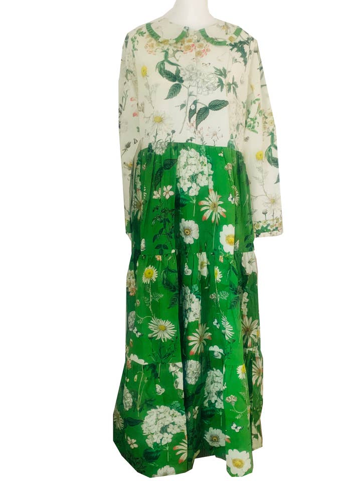 Vestido Tara de 2 tonos - Verde celestial para venta al por mayor de Rosehip Design