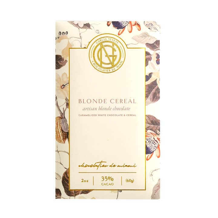 Blonde Cereal Chocolate Bar for wholesale by Garcia Nevett