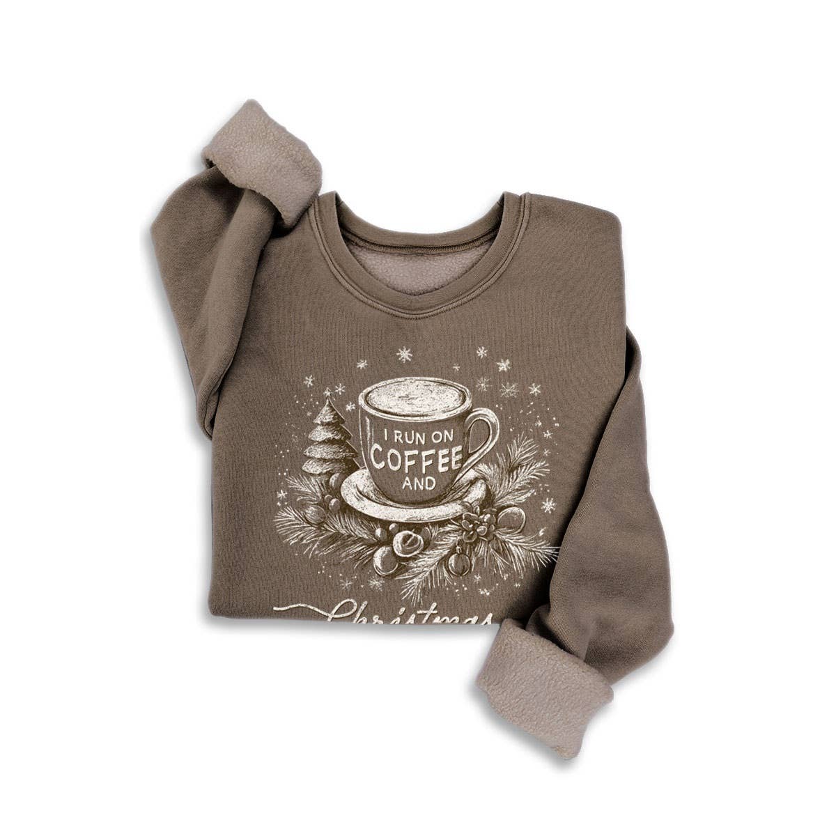 HRTandLUV - Wholesale Sweatshirt - Women's - I RUN ON COFFEE MINERAL SWEATSHIRTS3