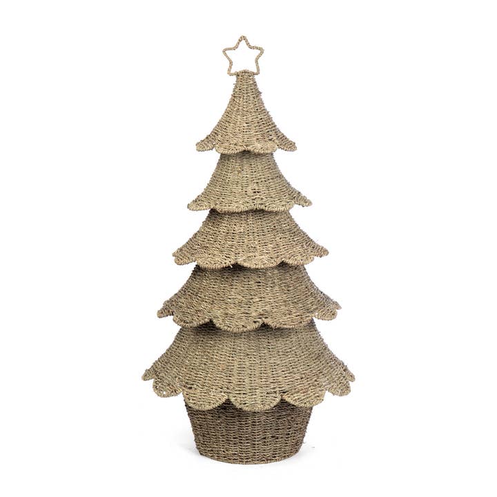 Sea Grass Christmas Tree 36"H - Ships KD for wholesale by Willow Group