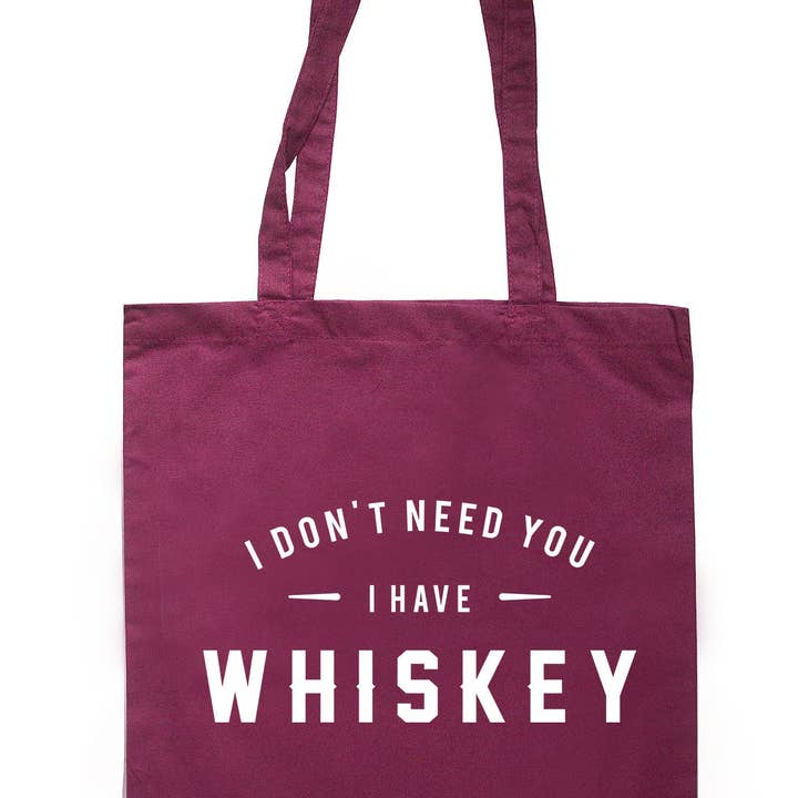 Illustrated Identity - Venta al por mayor Bolsa grande - Unisex - No te necesito, tengo bolsa de mano para whisky TB0586