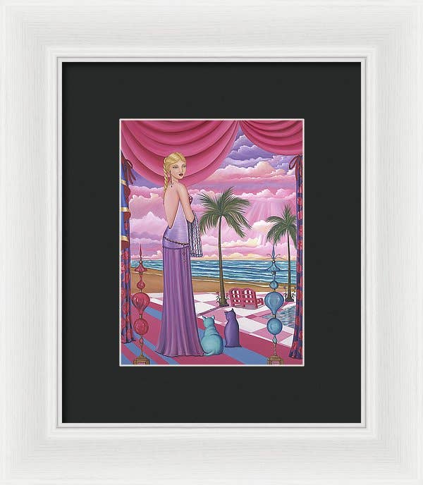 Sharon Tatem Fashion LLC - Wholesale Art Print - Melissa - Framed Print3