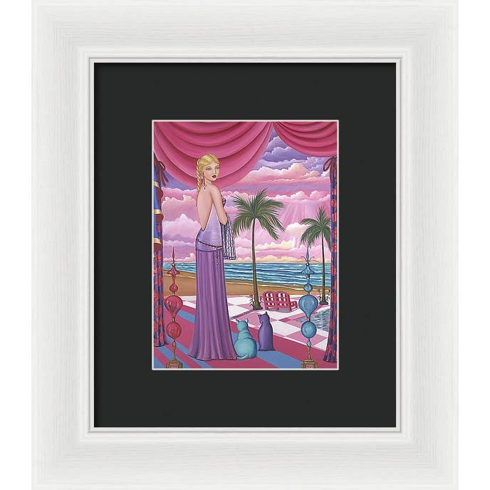Sharon Tatem Fashion LLC - Wholesale Art Print - Melissa - Framed Print3