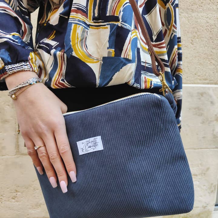 BARBE MELISSA EI - La petite canette – Engroshandel Messenger bag – Kvinder – Fløjlsskuldertaske4