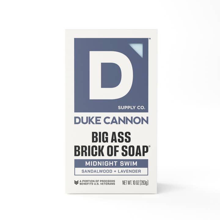 Duke Cannon - Wholesale Bar Soap - Men's - Big Ass Brick of Soap- Midnight Swim