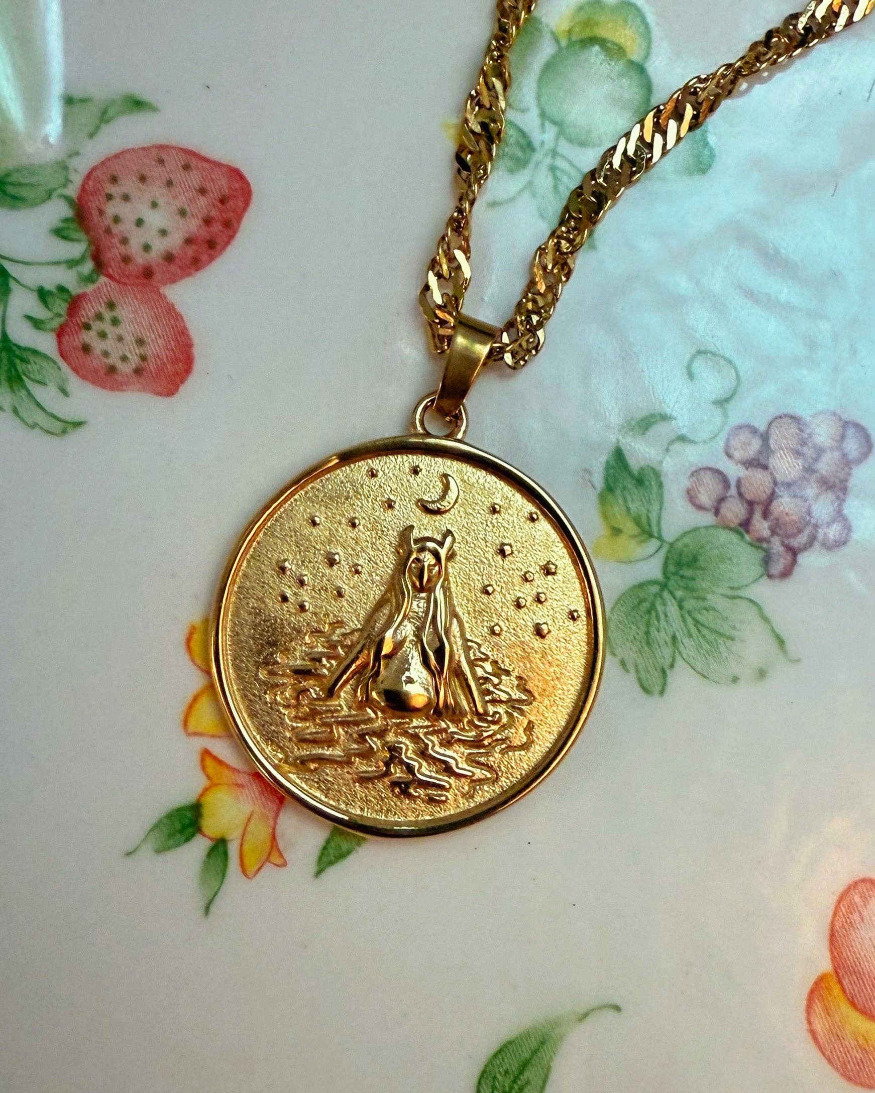 ReesaBoBeesa - Wholesale Pendant/Charm Necklace - Water Nymph Coin Pendant Necklace3