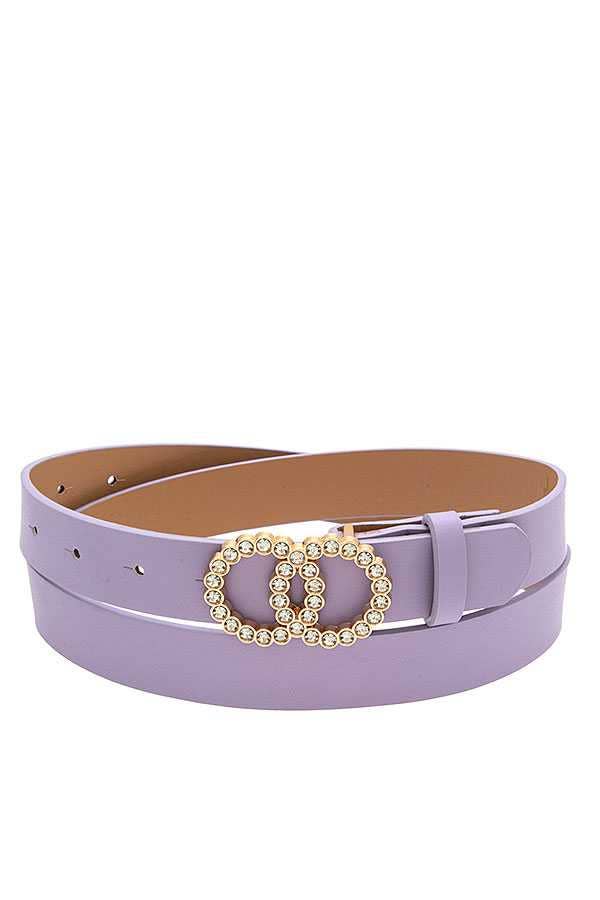 anbfashion - Vente Ceinture – femme - CEINTURE DE MODE BOUCLE INFINI PAVÉ DE STRASS 554