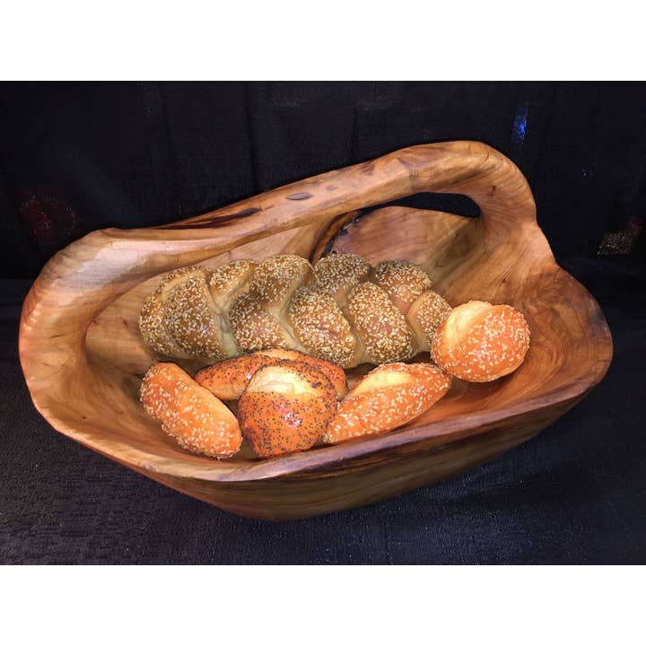 Greener Valley Trading - Wholesale Basket - Wooden Basket With Handle