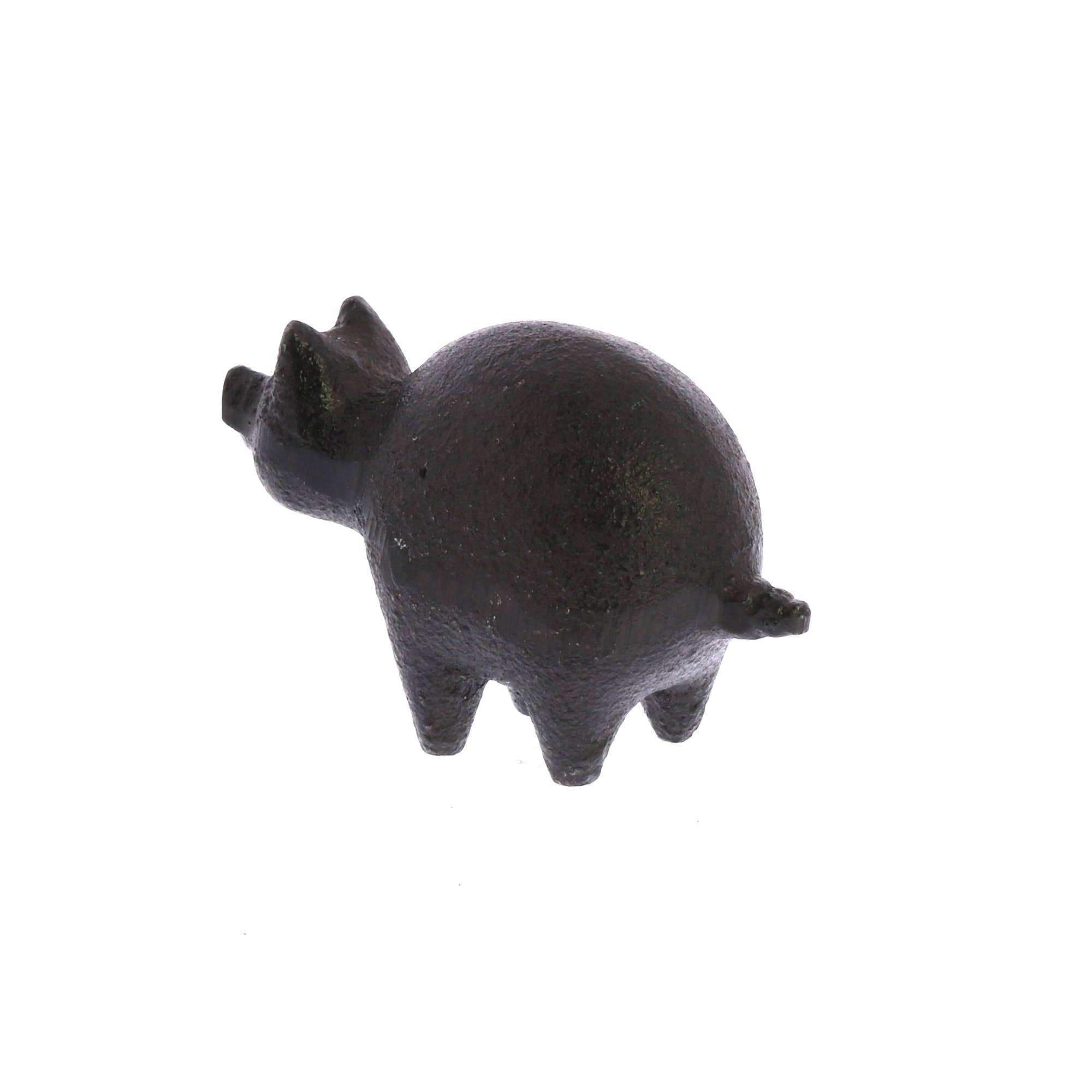 HomArt - Wholesale Decorative Figurine - Botero Critter Pig, Cast Iron - Brown2