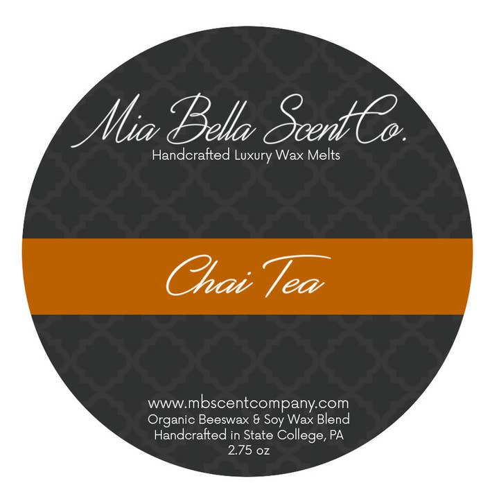 Chai Tea Wax Melt for wholesale by Mia Bella Scent Company