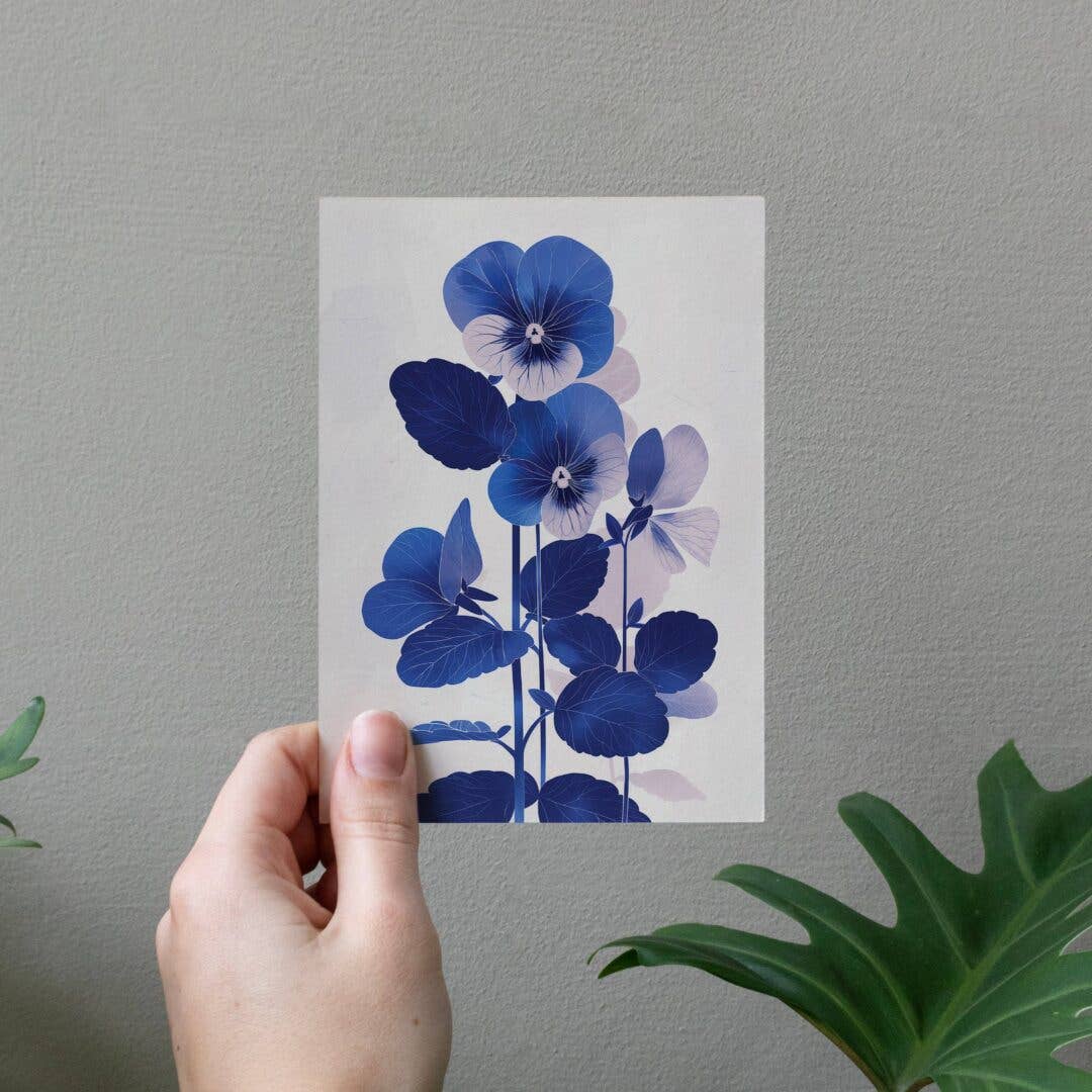 Botanopia - gifts , decor and cards for plant lovers - Wholesale Birthday Card - Viola | Everyday Greeting Card | birth month flower birthday3
