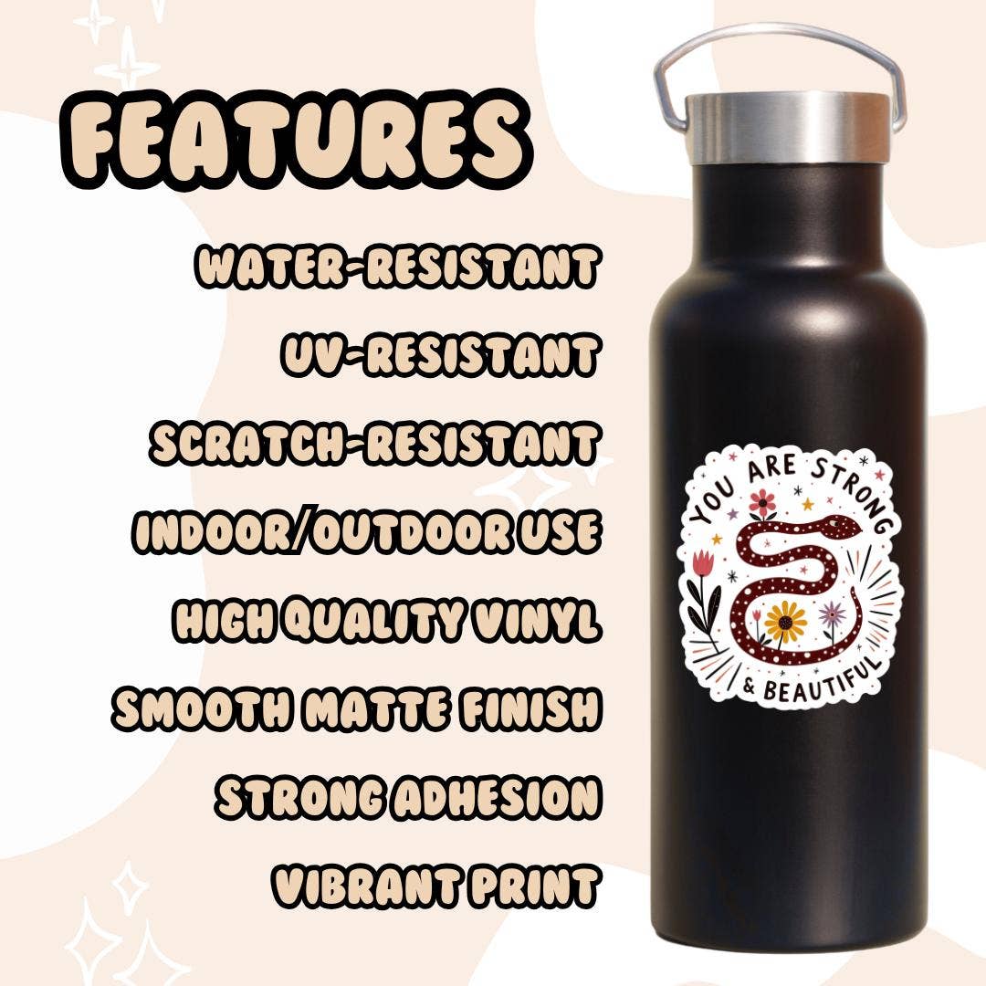 Roseish Designs - Wholesale Sticker - Mentally Spicy Water Bottle Sticker, Sassy Personality Quote, Funny Introvert Gift, Neurodivergent2