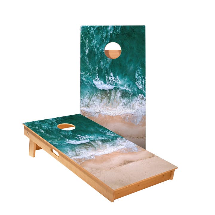Ocean And Sand Star Cornhole Boards for wholesale by American Cornhole Association