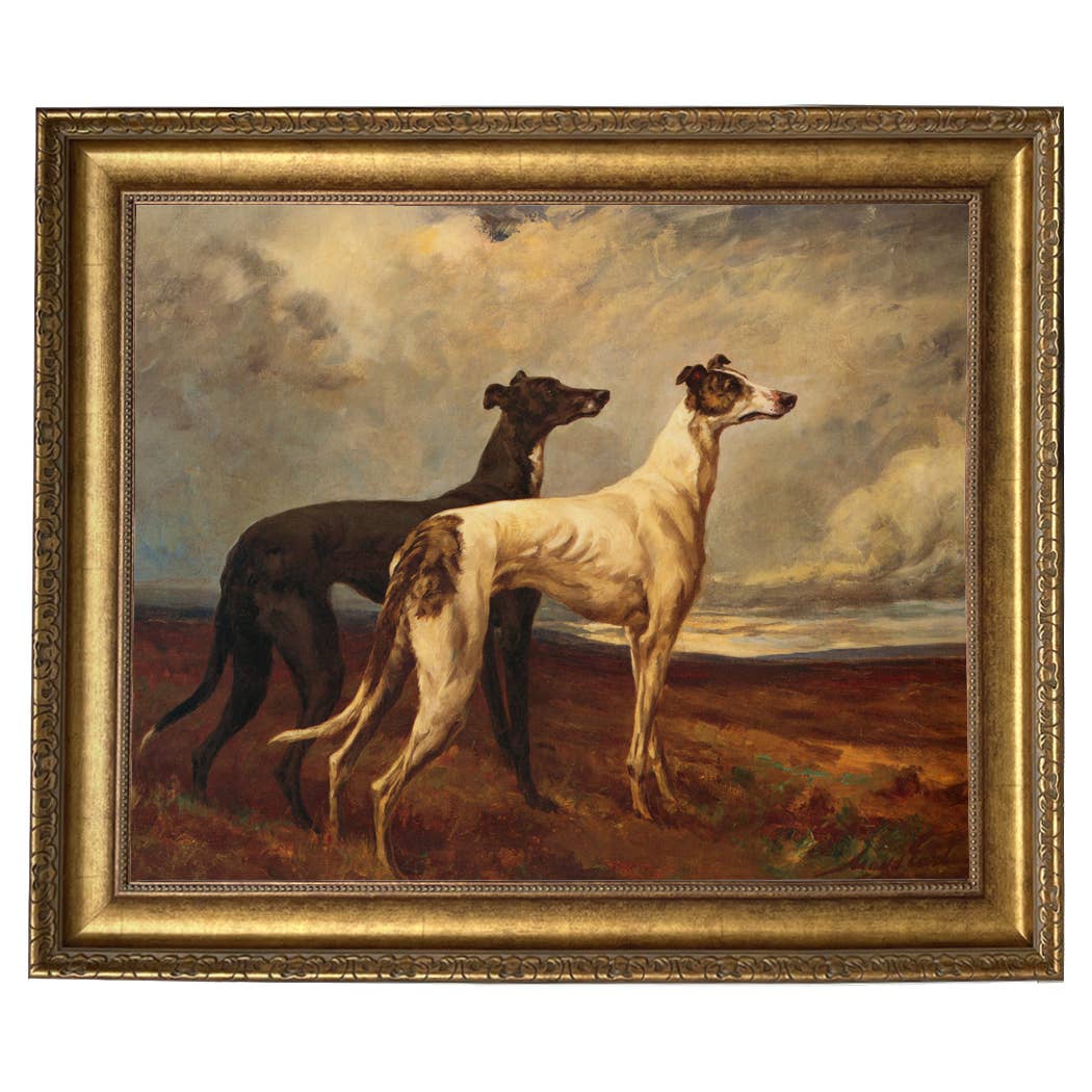 Madison Bay Co. - Historical Home Decor Reproductions - Vendita all'ingrosso Stampa artistica - Levrieri nel Campo di Earl Stampa Vintage su Tela14