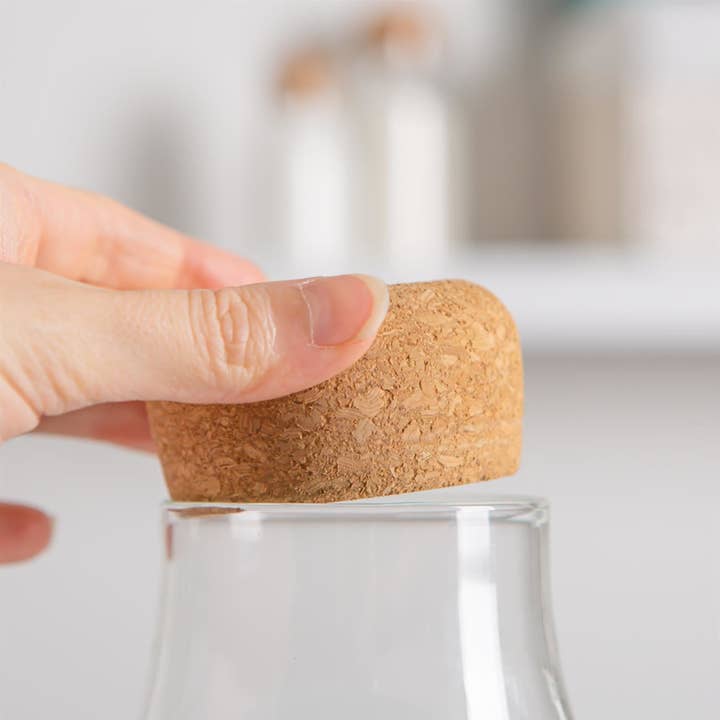 Rinkit Pty Ltd - Wholesale Jar - Glass Storage Bottle with Cork Lid - 720ml2