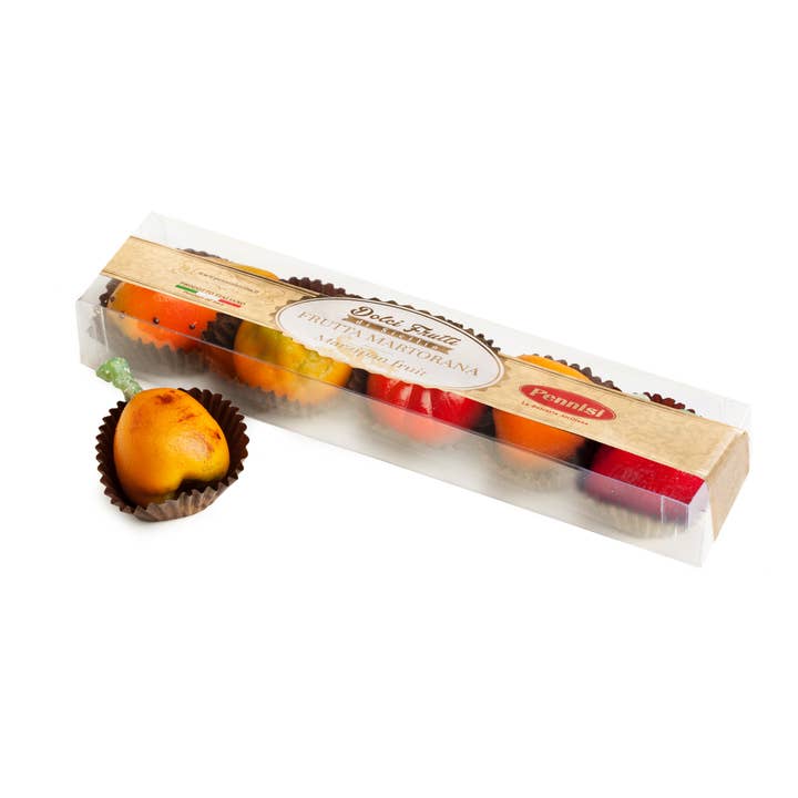 Pennisi - Cannoli di Sicilia - Vendita all'ingrosso Confezioni di cioccolatini - Frutta Martorana Pennisi in astuccio/Pennisi Marzipan Fruit
