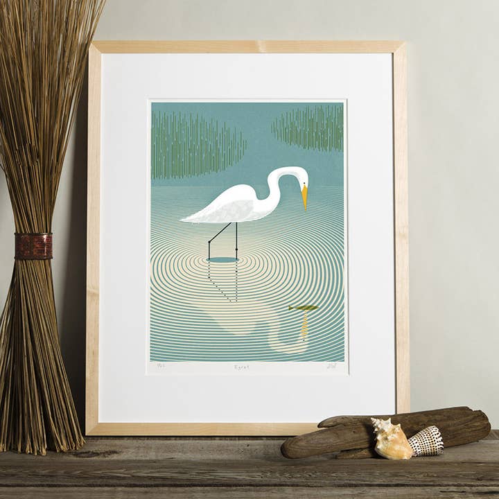 Egret for wholesale by Doug Ross Fine Art