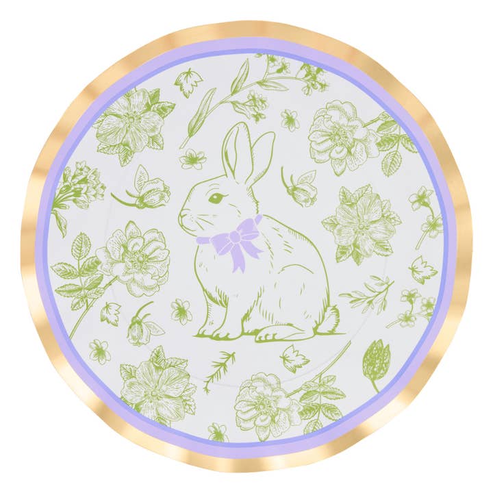 Easter Toile Dinner Plates/8pk for wholesale by Sophistiplate