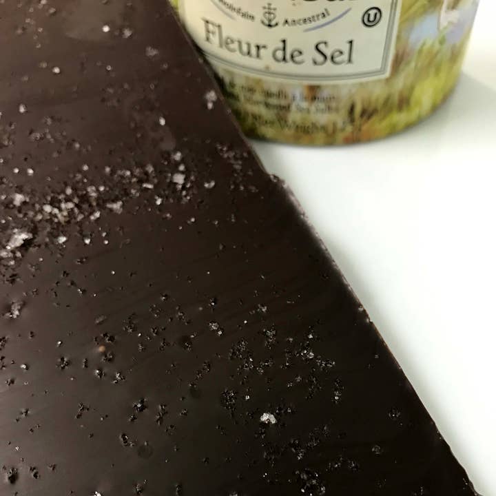 Fleur de Sel Chocolate Bar for wholesale by Decadence Chocolates Inc