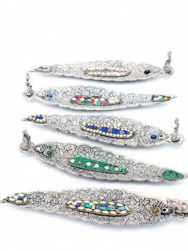 Metallrökelsehållare med färgglada detaljer för wholesale av Kimago's Home