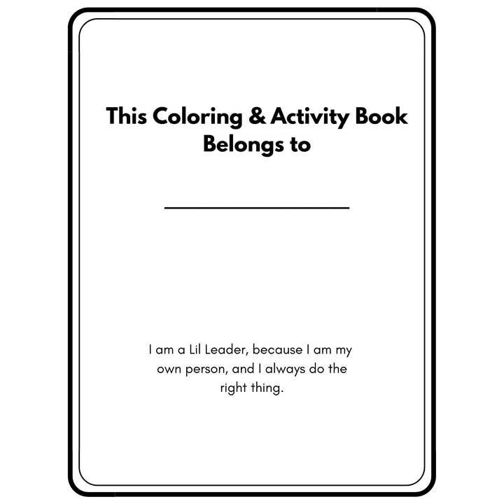 Lil Leaders - Wholesale Coloring Book - Kids & Baby - Lil Leaders® Coloring & Activity Book