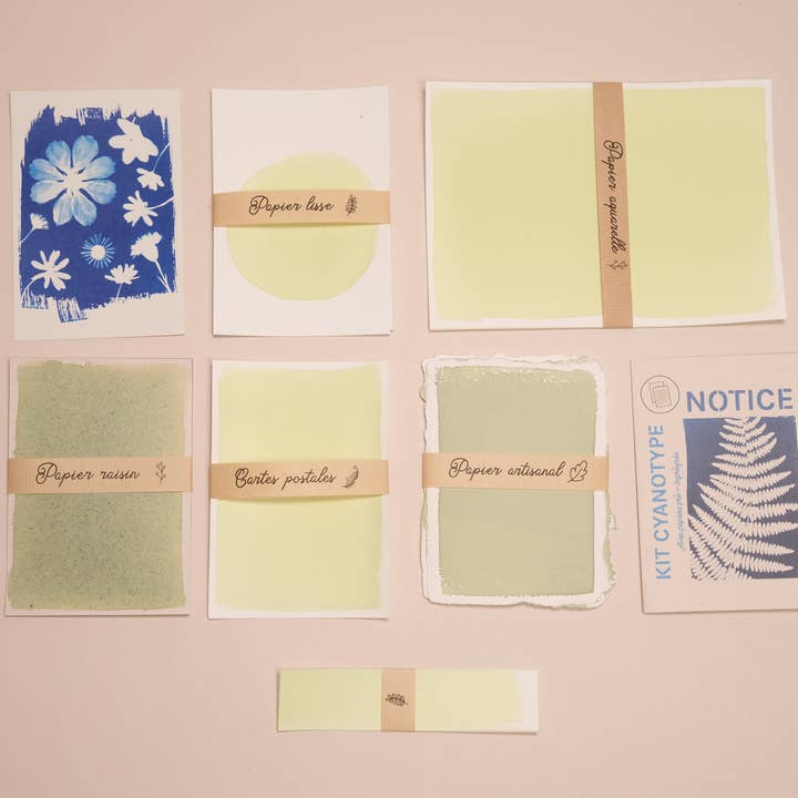 L'Atelier des Epatants – Kit de artesanato DIY por atacado – Kit de cianotipia1