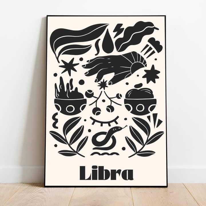 Impressão de Arte: Signo de Balança por atacado de BOBBYK