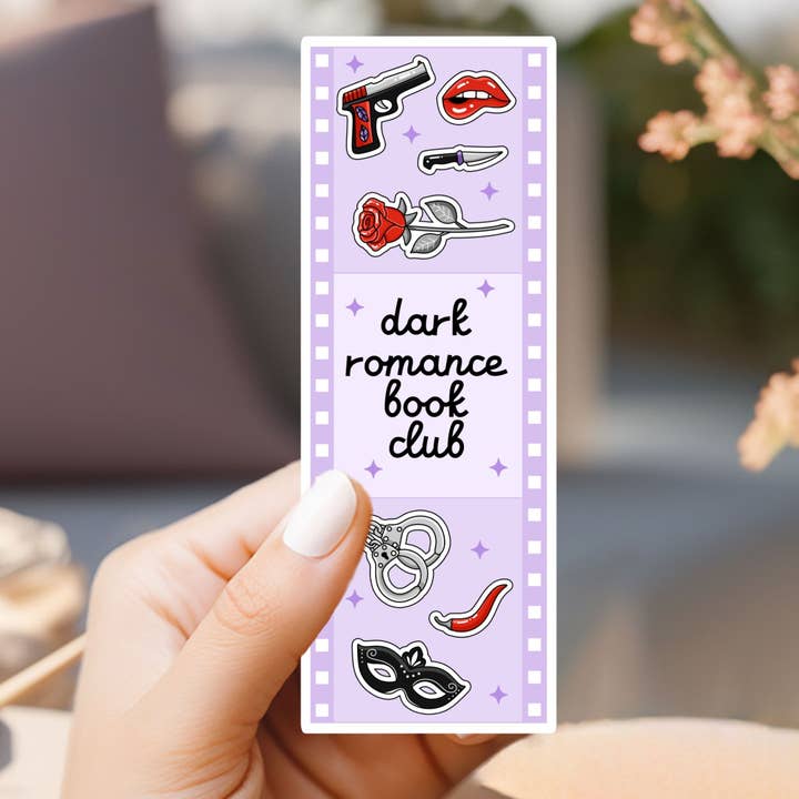 Dark Romance Book Club Film Sticker for wholesale by Market by Mari