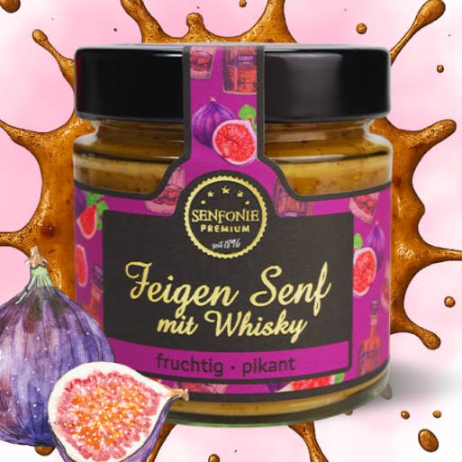 Fikon senap med whisky för wholesale av Altenburger Senf & Feinkost GmbH & Co. KG
