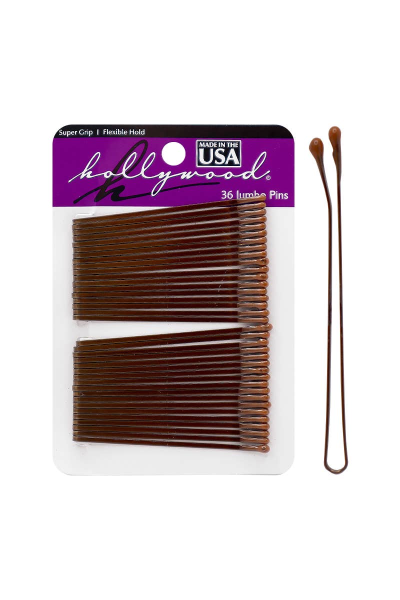 PINEAPPLE Beauty - Wholesale Bobby Pin - Women's - Hollywood H330BR Bronze Jumbo 36 pcs Pins - 12set1