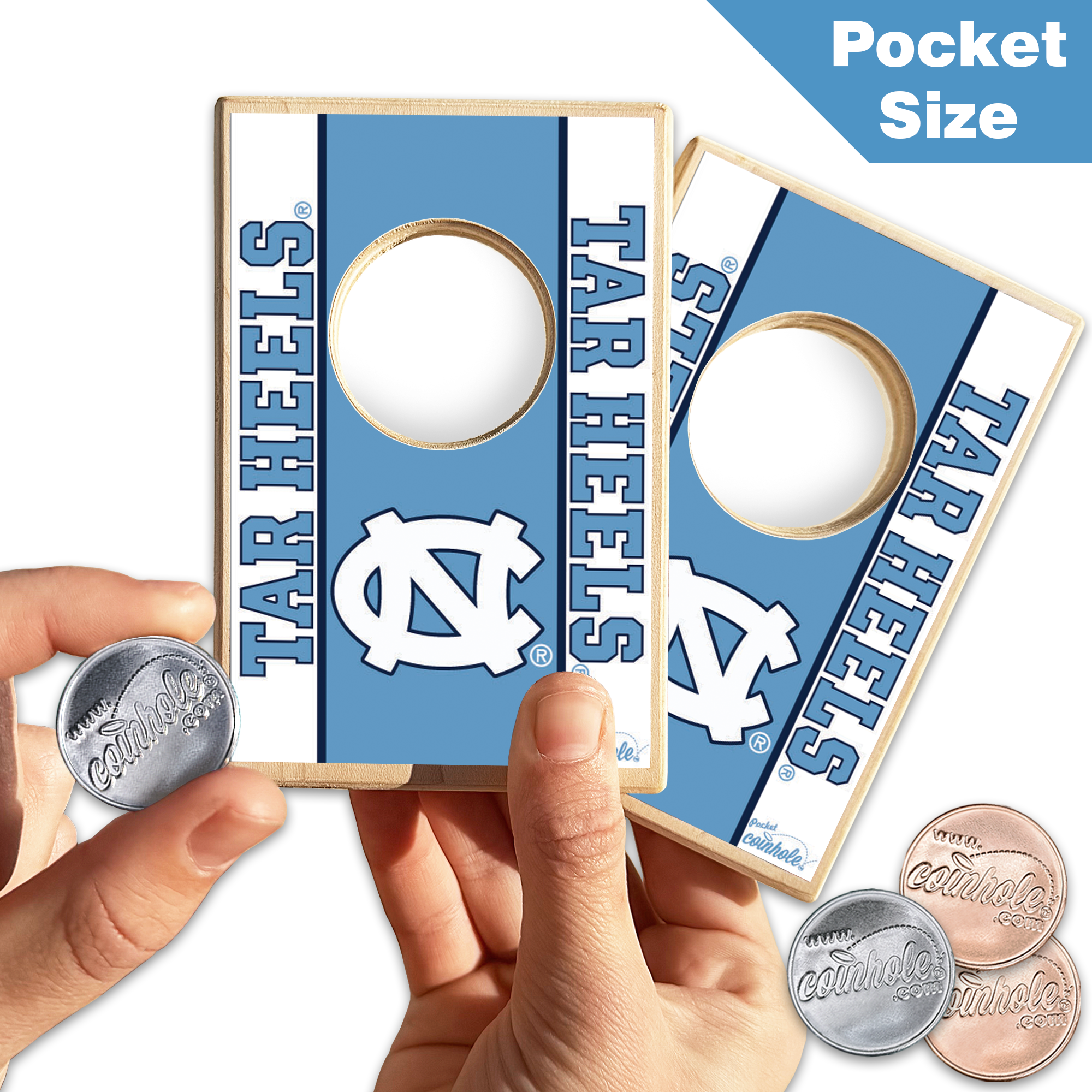 Coinhole - Wholesale Board Game - University of North Carolina at Chapel Hill POCKET Coinhole®0