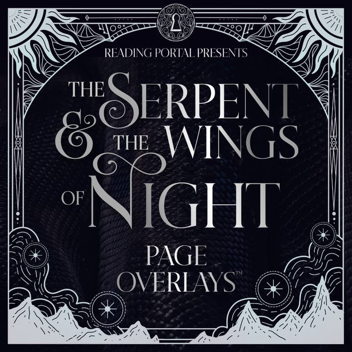 The Serpent & the Wings of Night Page Overlays™ for wholesale by Reading Portal