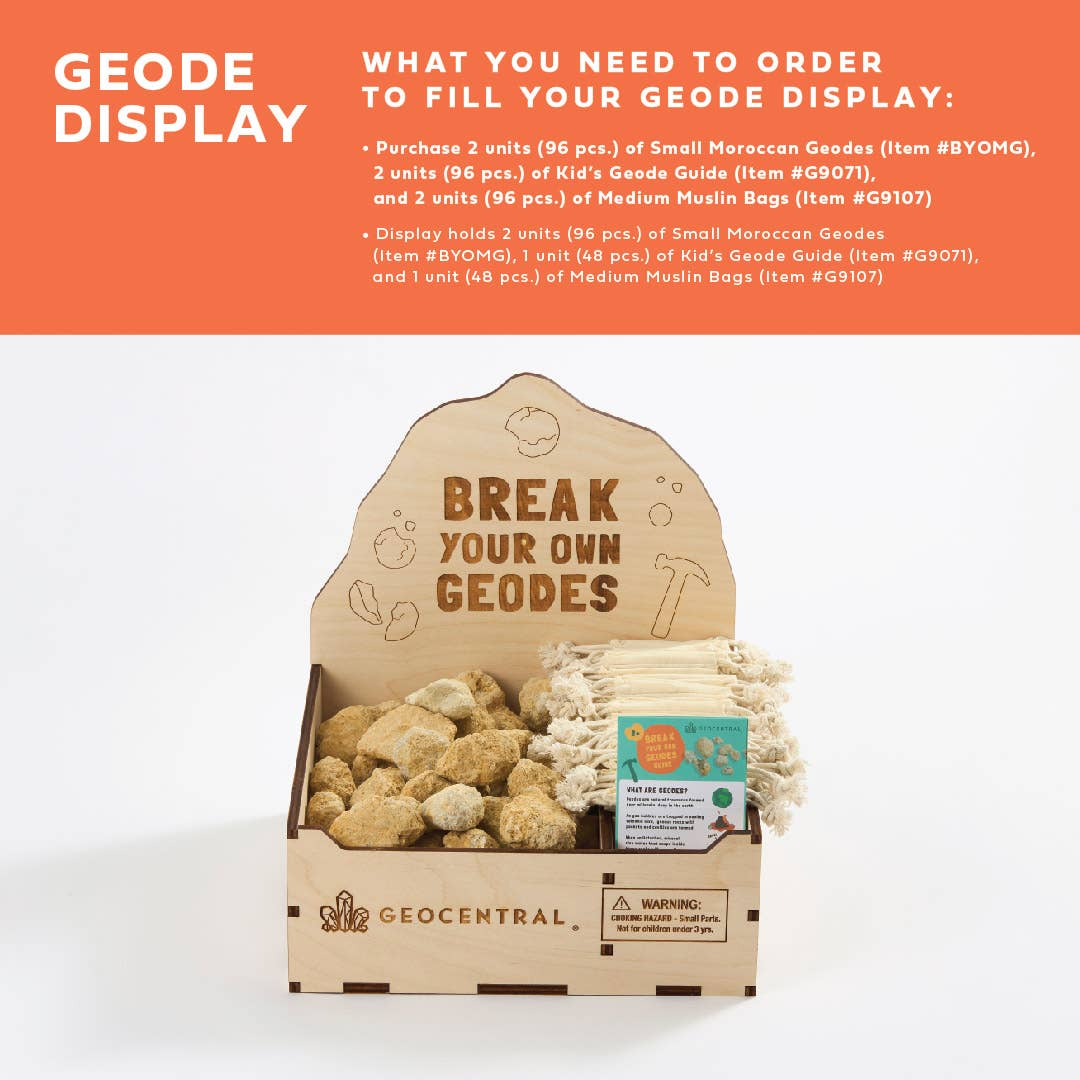 GeoCentral - Wholesale Display Case - Geode Display - USA Made2