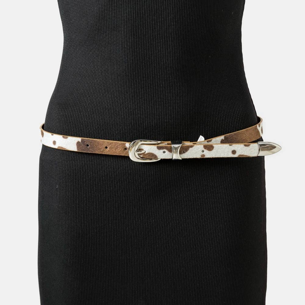Collections by Fame Accessories - Wholesale Belt - Women's - Cow Hide Western Vegan Leather Belt4