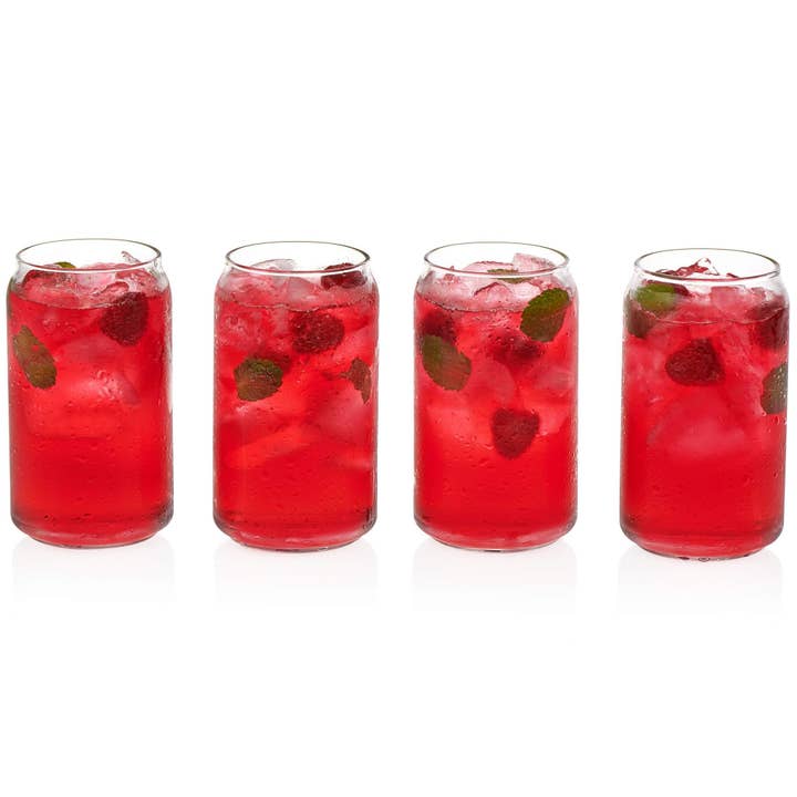 Libbey - Wholesale Drinking Glass/Cup - Libbey Classic Can Tumbler Glasses, 16-ounce, Set of 4