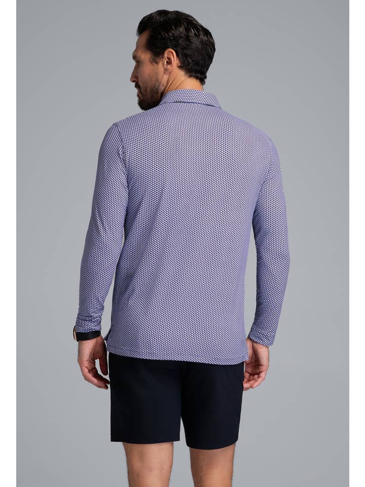 IBKÜL - Wholesale Polo - Men's - Cube Art Long Sleeve Polo19
