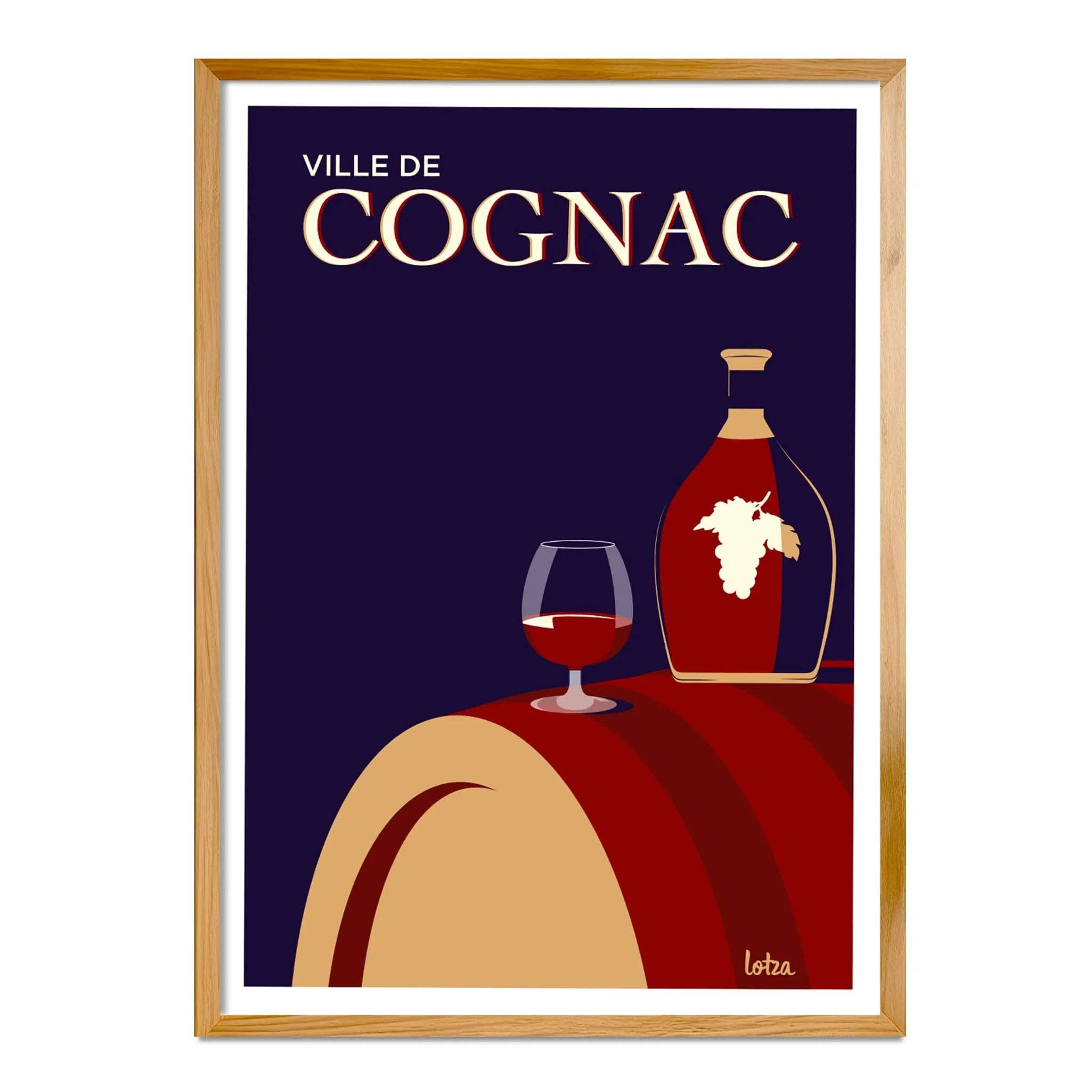 Lotza - Wholesale Poster - Cognac poster (blue)0