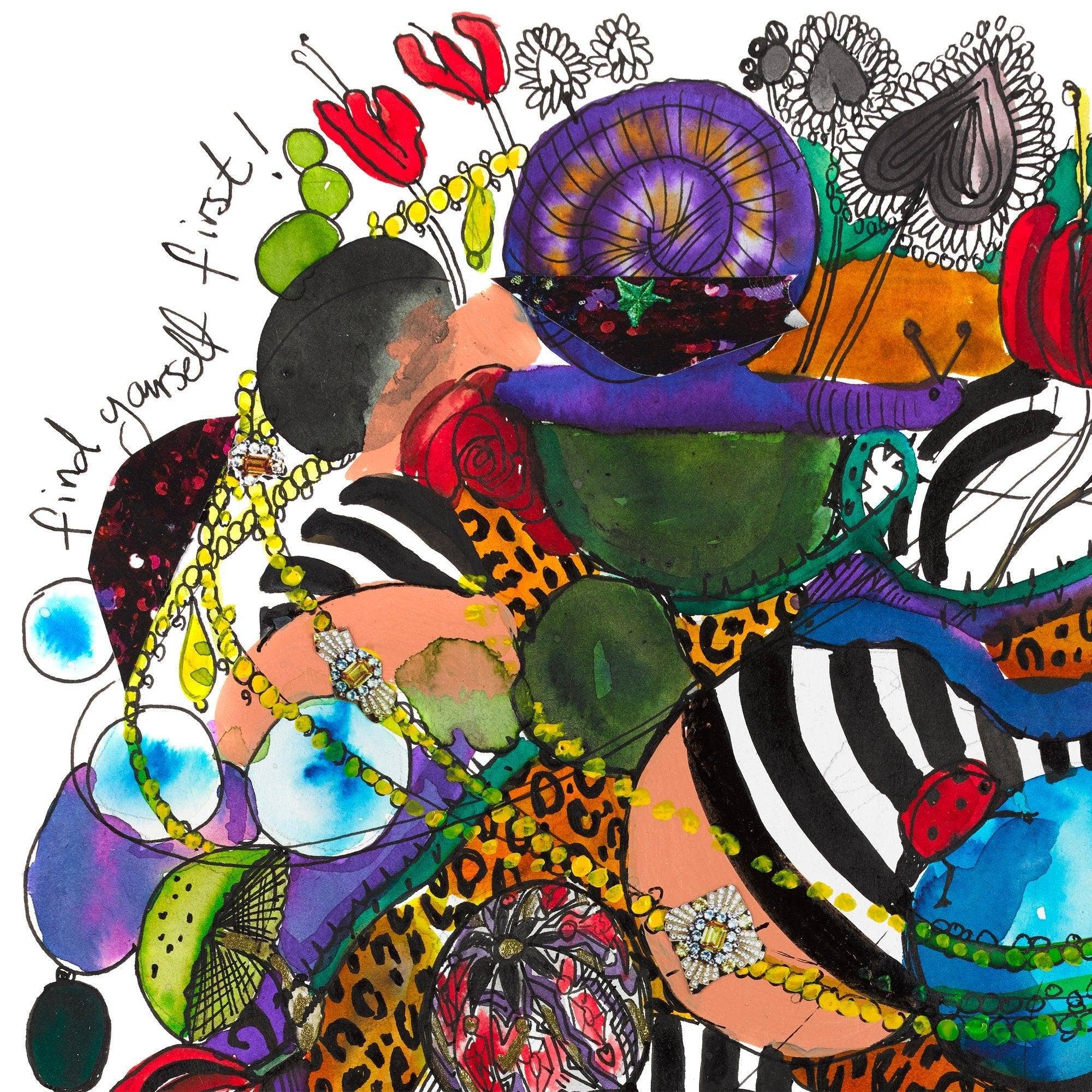 Charlotte Posner - Wholesale Art Print - FIND YOURSELF FIRST PRINT2