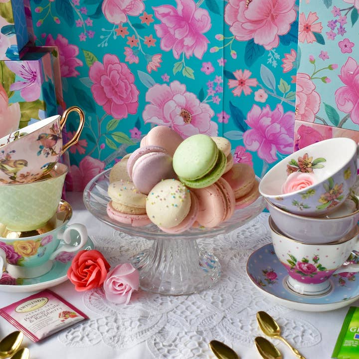All Little Cute Things - Wholesale Tea Set - Mismatched teacups for Tea party, Catering, Event Planner