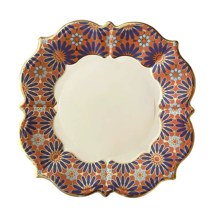 Marrakesh Terra Cotta Lunch Plate Discount Box (100) for wholesale by EID Creations