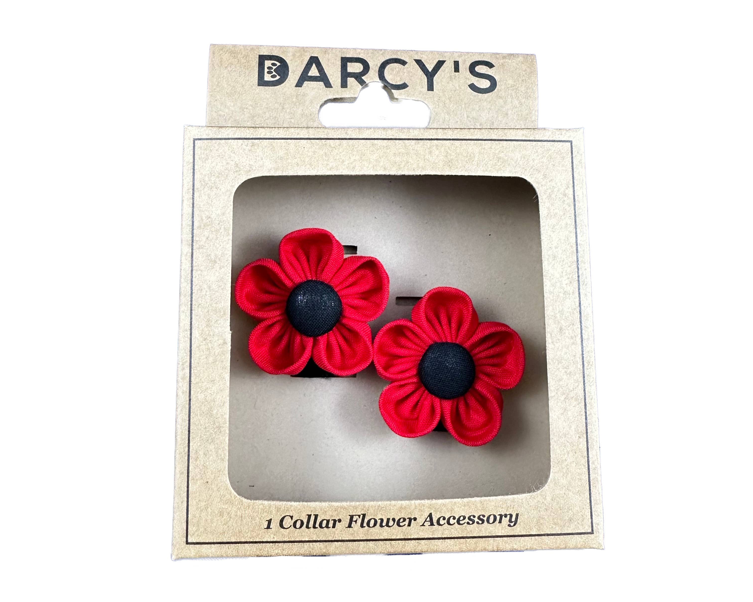 Darcy's Canine Designs - Wholesale Pet Collar - Dog - Red Poppy Collar Flower Pet Accessory7