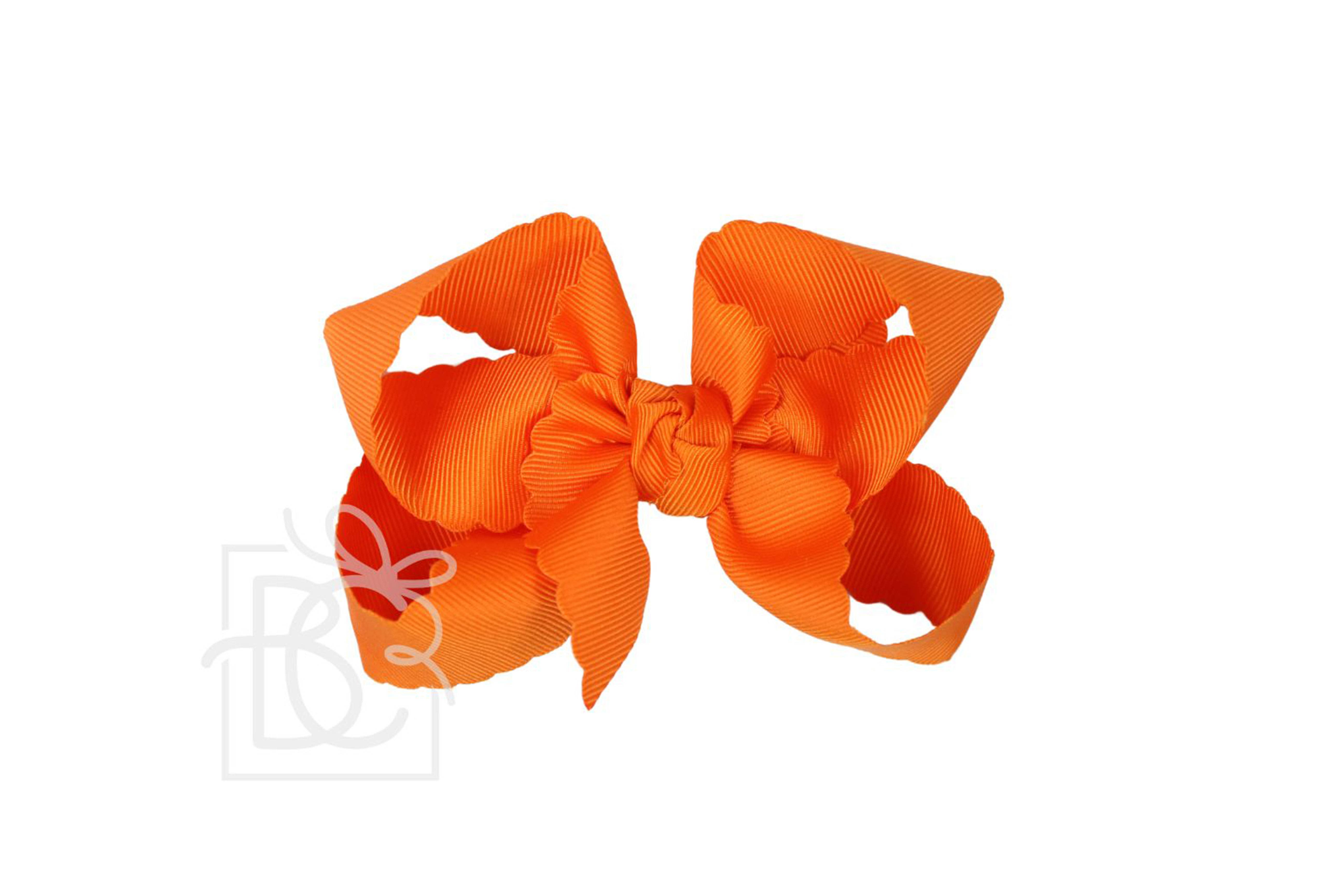 Beyond Creations, LLC – wholesale Hair bow – Kids – SCALLOPED EDGE BOW73